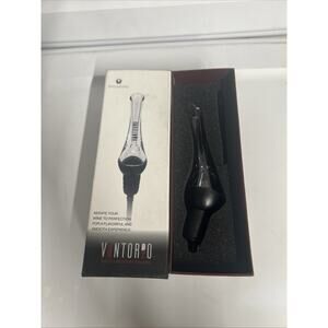 Vintorio Wine Aerator Pourer - Premium Aerating Pourer and Decanter Spout Black
